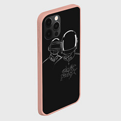 Чехол для iPhone 12 Pro Max Daft Punk, цвет: 3D-светло-розовый — фото 2