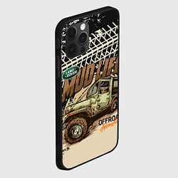 Чехол для iPhone 12 Pro Max LAND ROVER, цвет: 3D-черный — фото 2