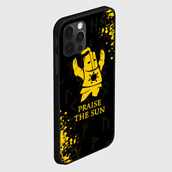 Чехол для iPhone 12 Pro Max DARK SOULS ТЁМНЫЕ ДУШИ, цвет: 3D-черный — фото 2