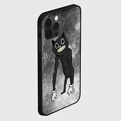 Чехол для iPhone 12 Pro Max Cartoon cat, цвет: 3D-черный — фото 2