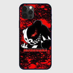 Чехол для iPhone 12 Pro Max MONOKUMA МОНОКУМА BLOOD, цвет: 3D-черный