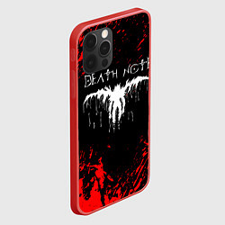 Чехол для iPhone 12 Pro Max DEATH NOTE ТЕТРАДЬ СМЕРТИ, цвет: 3D-красный — фото 2