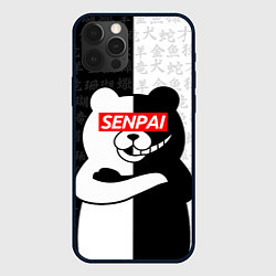 Чехол для iPhone 12 Pro Max MONOKUMA МОНОКУМА, цвет: 3D-черный