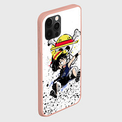 Чехол для iPhone 12 Pro Max ONE PIECE ВАН ПИС, цвет: 3D-светло-розовый — фото 2