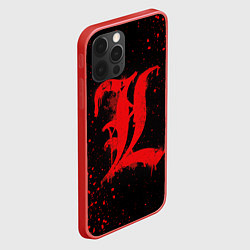 Чехол для iPhone 12 Pro Max DEATH NOTE ТЕТРАДЬ СМЕРТИ, цвет: 3D-красный — фото 2