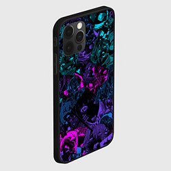 Чехол для iPhone 12 Pro Max Neon Ahegao, цвет: 3D-черный — фото 2