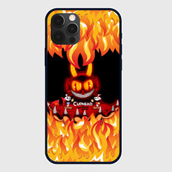 Чехол для iPhone 12 Pro Max CUPHEAD DEVIL, цвет: 3D-черный