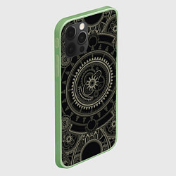 Чехол для iPhone 12 Pro Max Стимпанк Steampunk Z, цвет: 3D-салатовый — фото 2