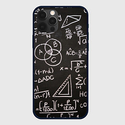 Чехол для iPhone 12 Pro Max Математические уравнения, цвет: 3D-черный
