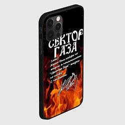 Чехол для iPhone 12 Pro Max СЕКТОР ГАЗА FIRE, цвет: 3D-черный — фото 2