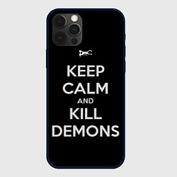 Чехол для iPhone 12 Pro Max Расслабься и убивай демонов, цвет: 3D-черный