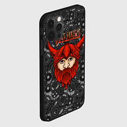 Чехол для iPhone 12 Pro Max Valheim красный викинг, цвет: 3D-черный — фото 2