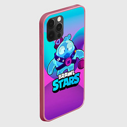 Чехол для iPhone 12 Pro Max Сквик Squeak Brawl Stars, цвет: 3D-малиновый — фото 2