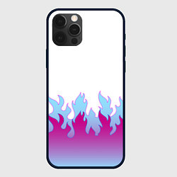 Чехол для iPhone 12 Pro Max ПЛАМЯ 1 0, цвет: 3D-черный