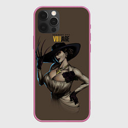 Чехол для iPhone 12 Pro Max Resident Evil Lady Dumitrescu, цвет: 3D-малиновый