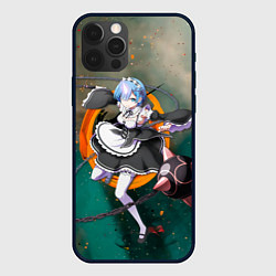 Чехол для iPhone 12 Pro Max Rem, цвет: 3D-черный