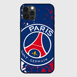 Чехол для iPhone 12 Pro Max ФК ПСЖ FC PSG PARIS SG, цвет: 3D-черный