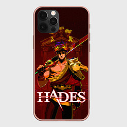 Чехол для iPhone 12 Pro Max Zagreus Hades, цвет: 3D-светло-розовый