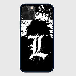 Чехол iPhone 12 Pro Max Death Note брызги краски