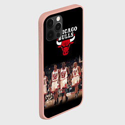 Чехол для iPhone 12 Pro Max CHICAGO BULLS 3, цвет: 3D-светло-розовый — фото 2