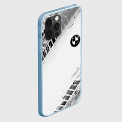 Чехол для iPhone 12 Pro Max BMW ПРОТЕКТОР ШИН, цвет: 3D-голубой — фото 2