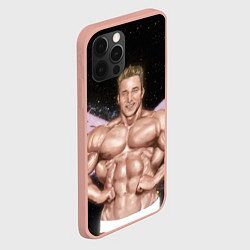 Чехол для iPhone 12 Pro Max Billy Space Aquarell, цвет: 3D-светло-розовый — фото 2