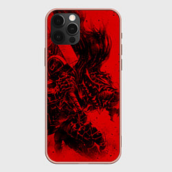 Чехол для iPhone 12 Pro Max BERSERK БЕРСЕРК, цвет: 3D-светло-розовый