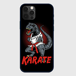 Чехол для iPhone 12 Pro Max KARATE T-REX, цвет: 3D-черный