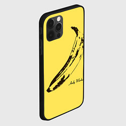 Чехол для iPhone 12 Pro Max Энди Уорхол - Банан, цвет: 3D-черный — фото 2