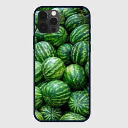 Чехол для iPhone 12 Pro Max Арбузы, цвет: 3D-черный