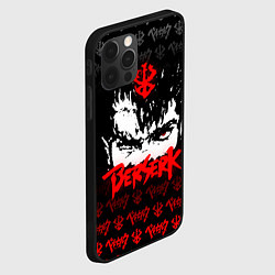 Чехол для iPhone 12 Pro Max BERSERK ЛОГО, цвет: 3D-черный — фото 2