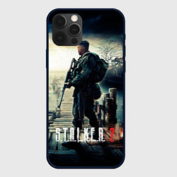 Чехол для iPhone 12 Pro Max СТАЛКЕР 2 МАЙОР ДЕКТЕРЁВ, цвет: 3D-черный