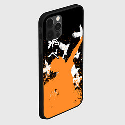 Чехол для iPhone 12 Pro Max Волейбол - Вороны, цвет: 3D-черный — фото 2