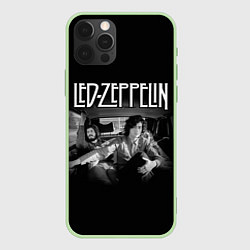 Чехол для iPhone 12 Pro Max Led Zeppelin, цвет: 3D-салатовый