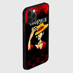 Чехол для iPhone 12 Pro Max Луффи One Piece Большой куш, цвет: 3D-черный — фото 2