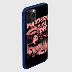 Чехол для iPhone 12 Pro Max Invaders must die, цвет: 3D-тёмно-синий — фото 2