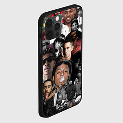 Чехол для iPhone 12 Pro Max Короли Рэпа KING RAP, цвет: 3D-черный — фото 2