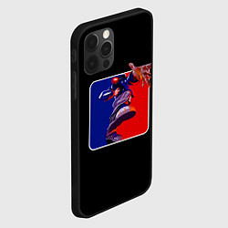 Чехол для iPhone 12 Pro Max Logo LB, цвет: 3D-черный — фото 2