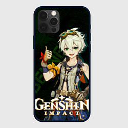 Чехол для iPhone 12 Pro Max Беннетт Genshin Impact, цвет: 3D-черный