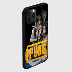 Чехол для iPhone 12 Pro Max PUBG 18 спина, цвет: 3D-черный — фото 2