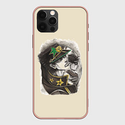 Чехол для iPhone 12 Pro Max Jotaro Kujo, цвет: 3D-светло-розовый