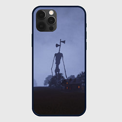 Чехол для iPhone 12 Pro Max СИРЕНОГОЛОВЫЙ У ДОМА, цвет: 3D-черный