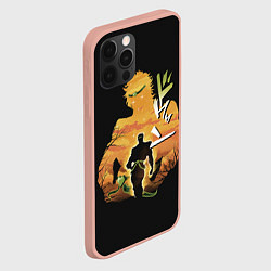 Чехол для iPhone 12 Pro Max Дио Брандо, цвет: 3D-светло-розовый — фото 2