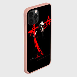 Чехол для iPhone 12 Pro Max Алиса - Константин Кинчев, цвет: 3D-светло-розовый — фото 2