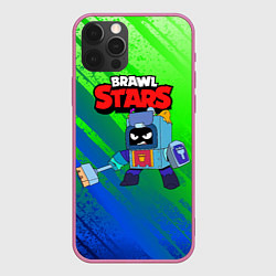 Чехол для iPhone 12 Pro Max Ash Brawl Stars Эш, цвет: 3D-малиновый