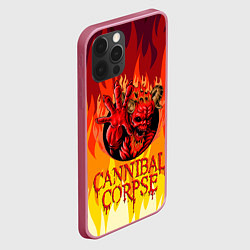 Чехол для iPhone 12 Pro Max Cannibal Corpse Труп Канниба, цвет: 3D-малиновый — фото 2