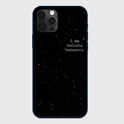 Чехол для iPhone 12 Pro Max I Am Satoshi Nakamoto, цвет: 3D-черный