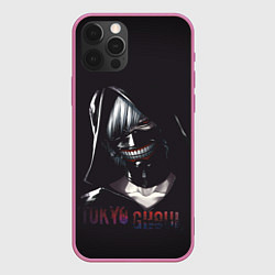 Чехол для iPhone 12 Pro Max Токийский Гуль, цвет: 3D-малиновый