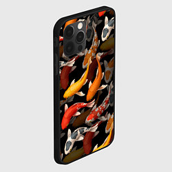 Чехол для iPhone 12 Pro Max Карпы кои Японские карпы, цвет: 3D-черный — фото 2