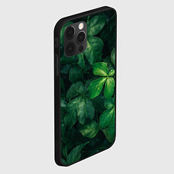 Чехол для iPhone 12 Pro Max Тропическая листва Тропики Z, цвет: 3D-черный — фото 2